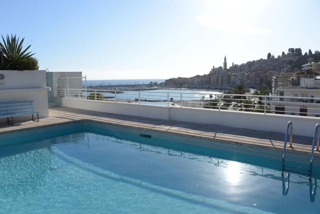 Le Lodge, T2 Classe 3 Etoiles Avec Jardin, Parking, Piscine & Mer A 2 Pas Menton Ngoại thất bức ảnh